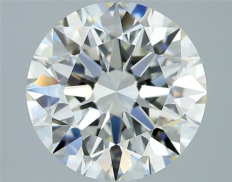 2.52ct J VVS1 Rare Carat Ideal Cut Round Diamond