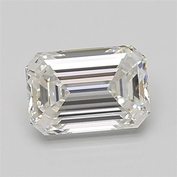 1.58ct F VS1 Rare Carat Ideal Cut Emerald Lab Grown Diamond