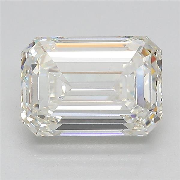 3.06ct I VS1 Rare Carat Ideal Cut Emerald Lab Grown Diamond