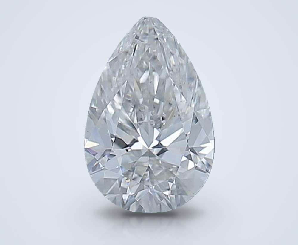 0.60 Carat Pear Natural Diamond