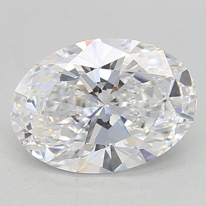 0.99ct D VS1 Rare Carat Ideal Cut Oval Lab Grown Diamond