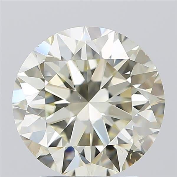 3.01ct K VS2 Excellent Cut Round Diamond