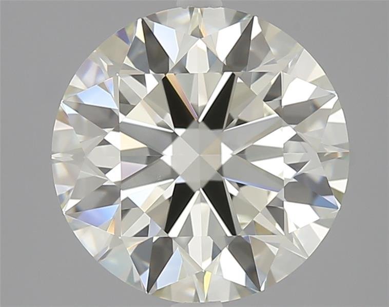 3.02ct K VS1 Rare Carat Ideal Cut Round Diamond