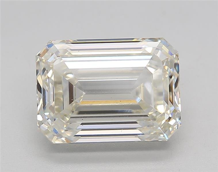 4.01ct I VS2 Rare Carat Ideal Cut Emerald Lab Grown Diamond