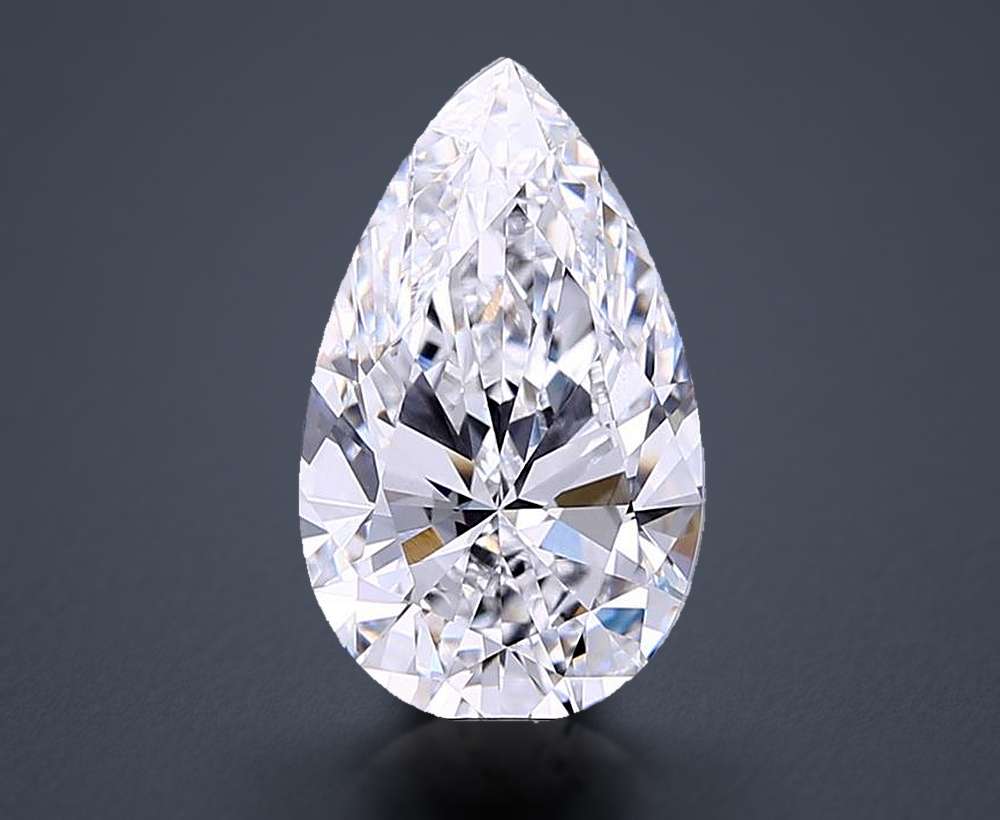 3.55 Carat Pear Lab Diamond