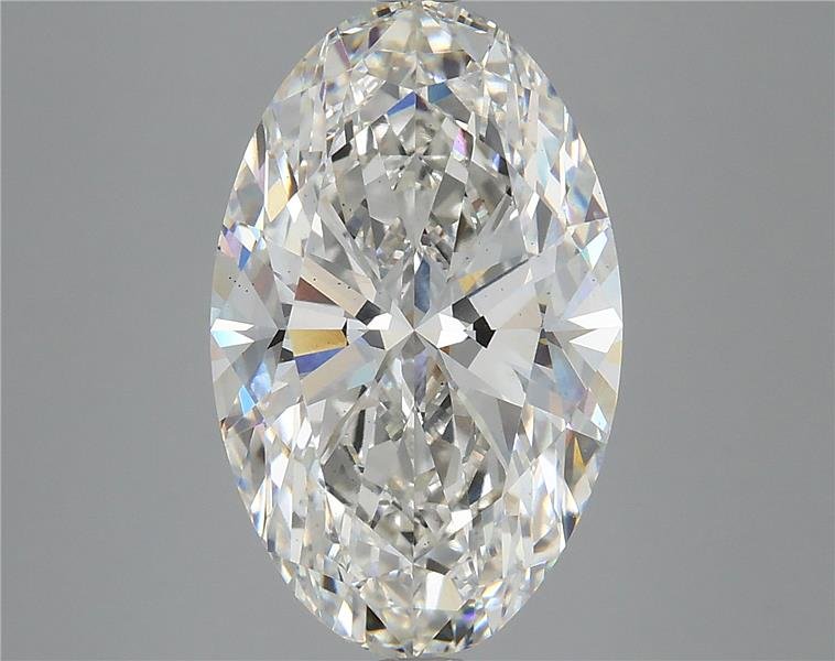 6.02ct H VS2 Rare Carat Ideal Cut Oval Lab Grown Diamond