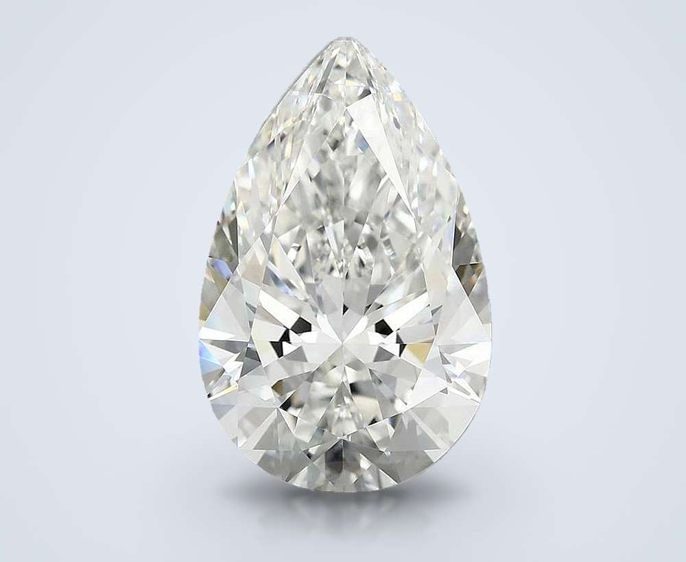 5.00 Carat Pear Lab Diamond
