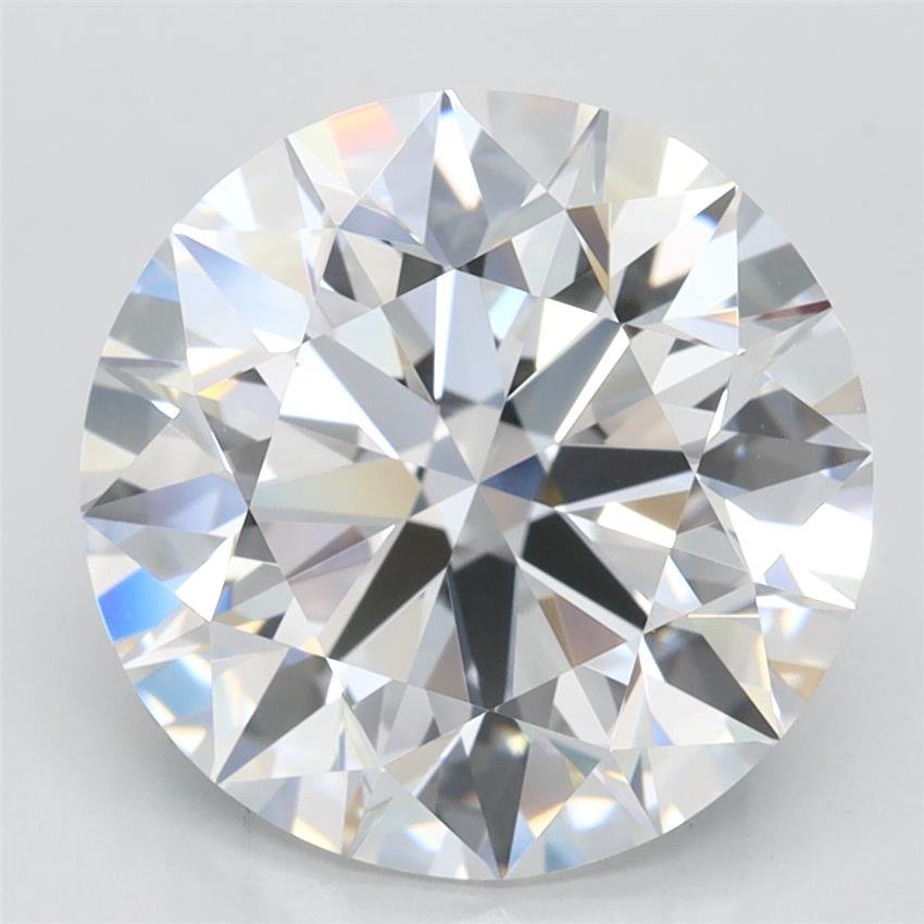 4.01ct D VVS1 Rare Carat Ideal Cut Round Lab Grown Diamond