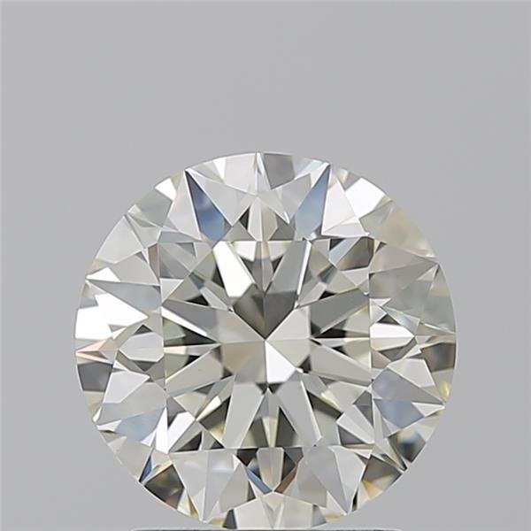 2.13ct K VVS2 Rare Carat Ideal Cut Round Diamond