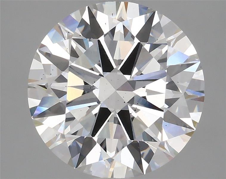 4.10ct F SI1 Rare Carat Ideal Cut Round Lab Grown Diamond