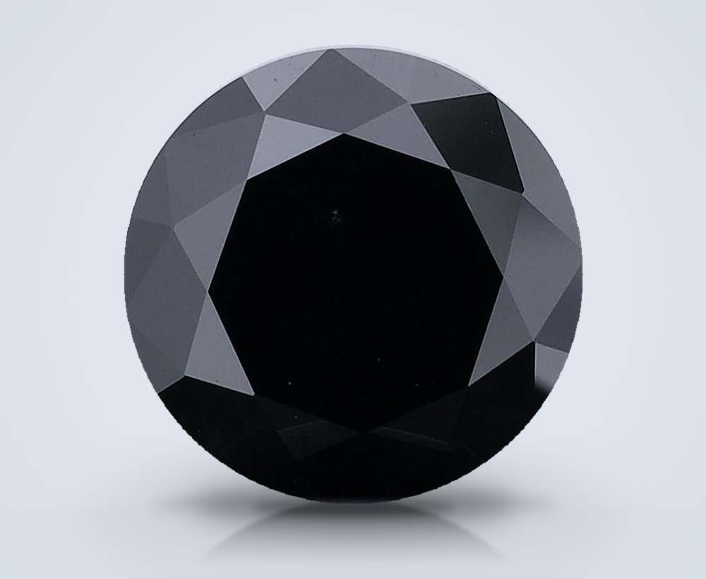 1.56 Ct. Fancy Black Round Lab Diamond