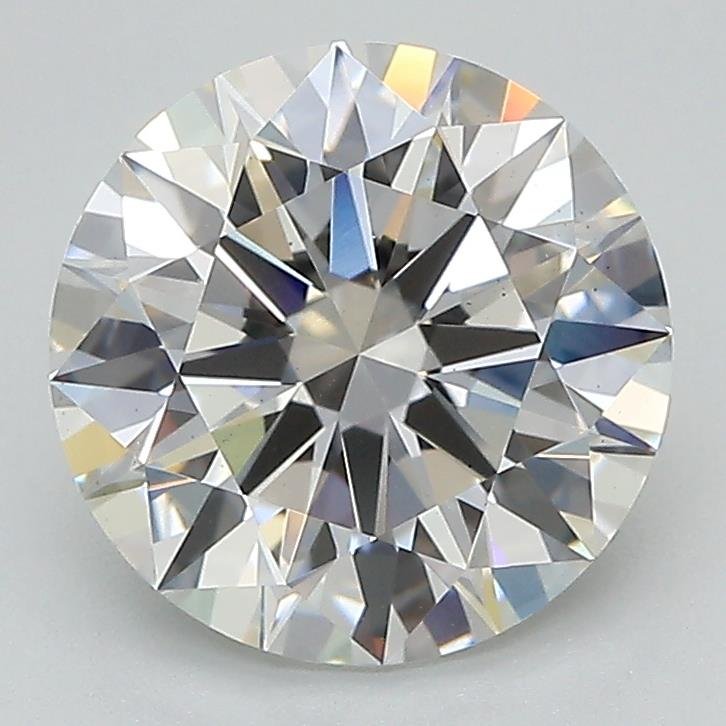 2.56ct F VS2 Rare Carat Ideal Cut Round Lab Grown Diamond